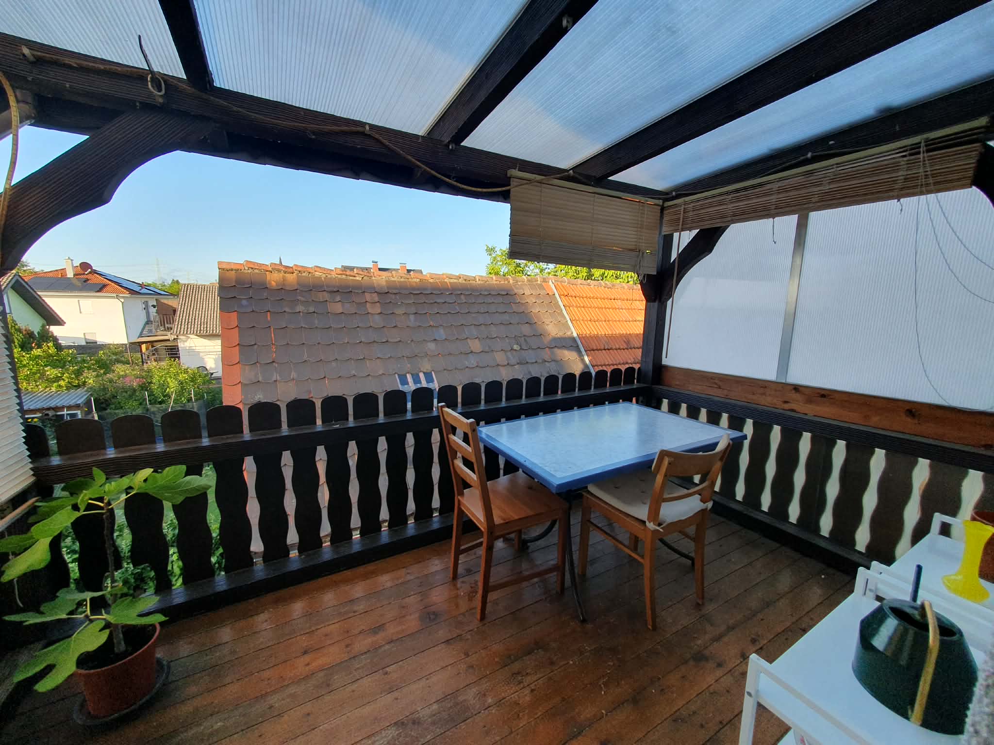 Balkon im ersten Obergeschoss